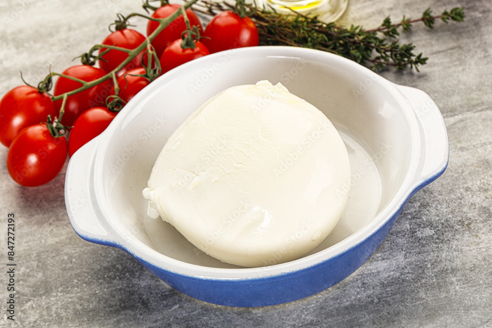 Round Mozzarella young cheese ball Round Mozzarella young cheese ball