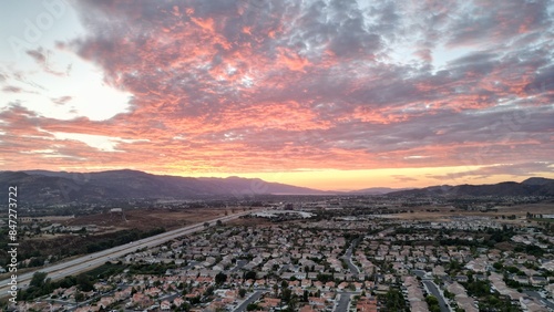 Aerial Sunset