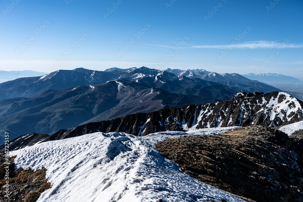 The beautiful Sangre de Cristo Range of the Colorado Rocky Mountains.