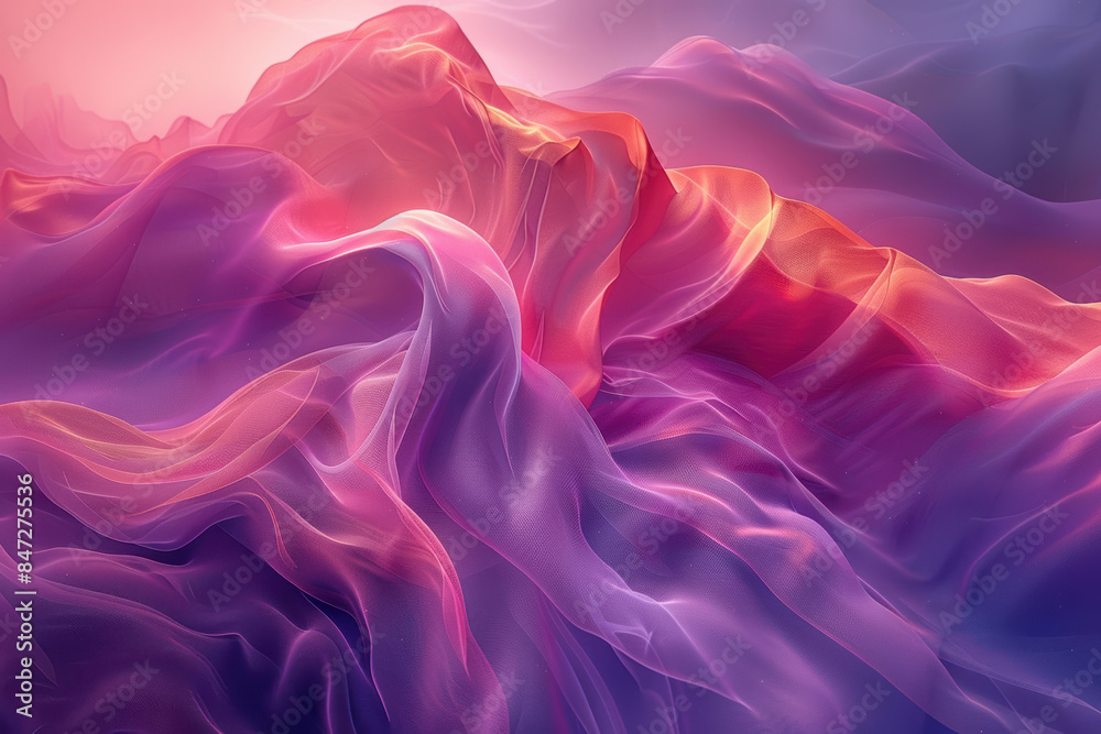 Obraz premium Abstract Serenity in Soft Gradients