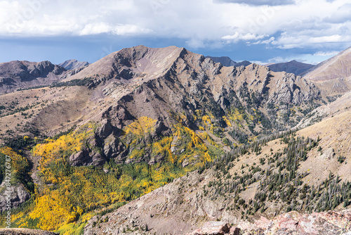 Obraz na płótnie Beautiful Colorado Rocky Mountains in the Fall / Autumn w salonie
