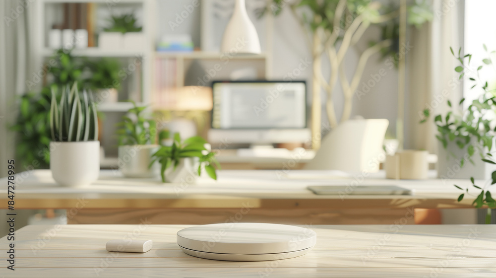 Bright home office with a wooden desk, various potted plants, and modern decor, creating a fresh and productive workspace.
Bright home office with a wooden desk, various potted plants, and modern decor, creating a fresh and productive workspace.