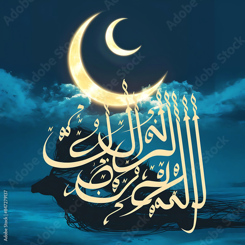 This beautiful Islamic 3d illustration is mainly made for great celebration Eid al Adha