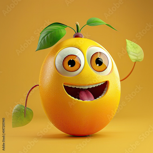 Cute Cartoon Fruit Passionf...