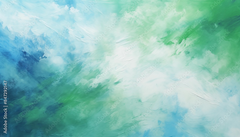 abstract green blue watercolor background