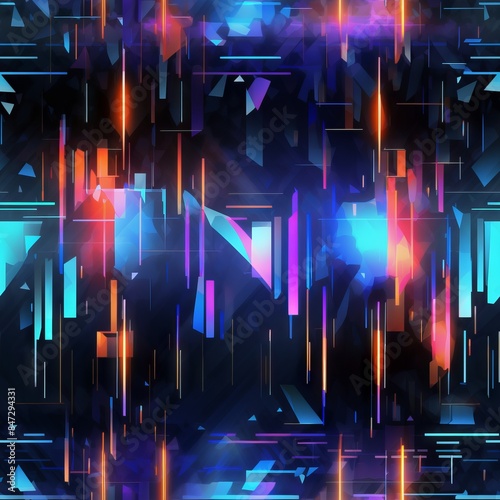 Dark Seamless pattern of bl...