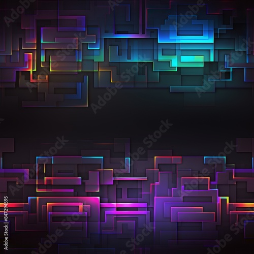 Dark Seamless pattern of bl...