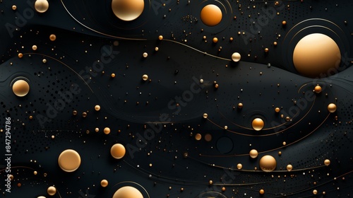 Colorful abstract circles a...