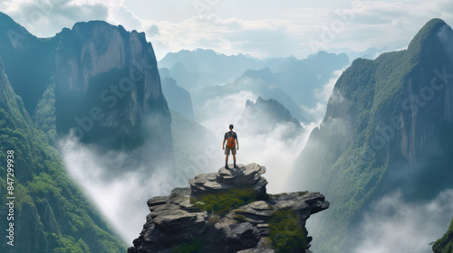 Conquering Peaks: A Journey of Adventure and Self-Discovery, generative ai