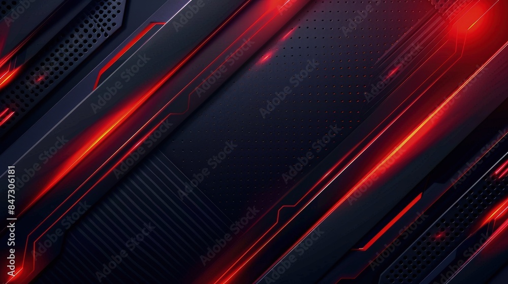 Abstract Red Black Abstract Red Black