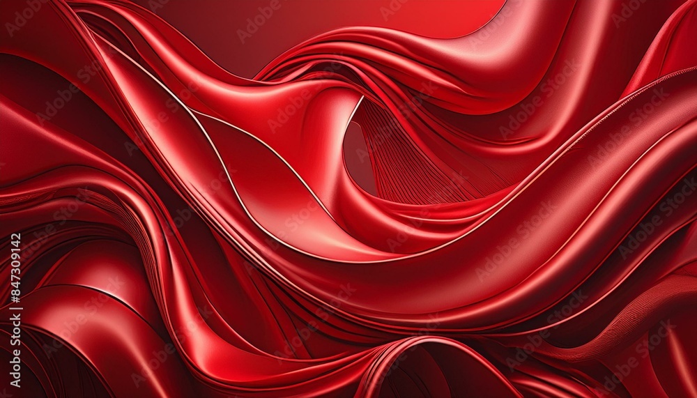 red satin background