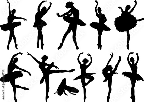 Ballet Dancer Svg Bundle, Dancer Svg, Dancer Girl Svg, ballerina line art, Ballet dancer clipart, Dance Svg, Ballerina Svg,Ballerina