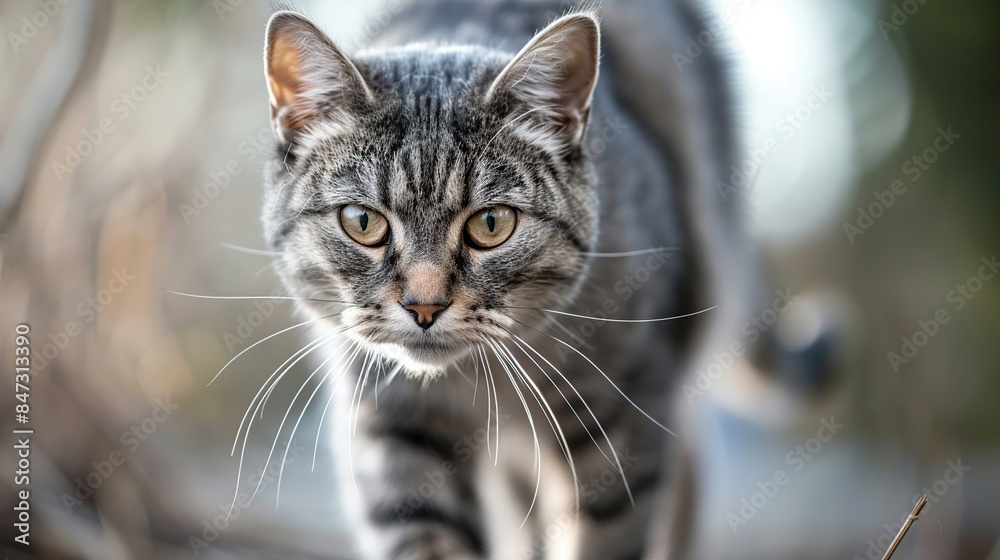 Close-up Portrait of a Tabby Cat Close-up Portrait of a Tabby Cat