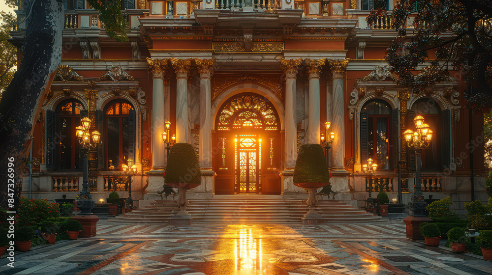 Fototapeta premium Capture the grandeur of Istanbul, Turkey created with Generative AI technology