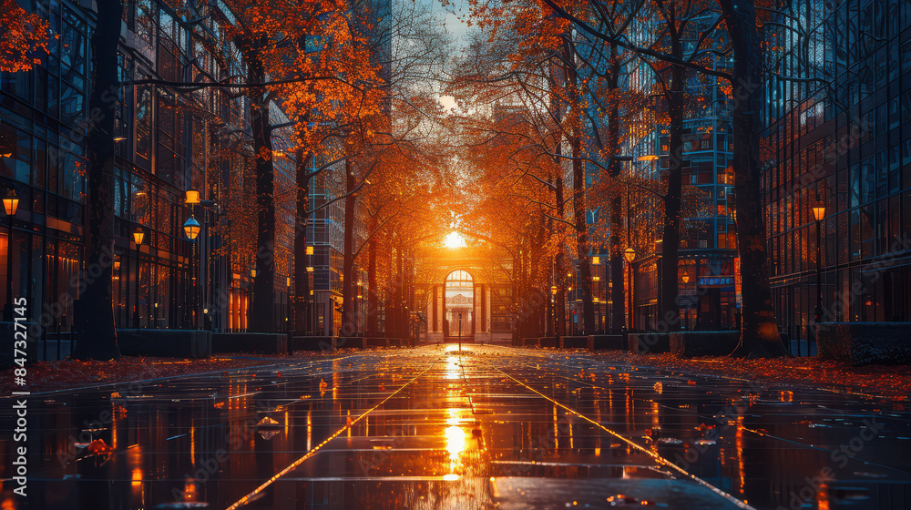 Capture the grandeur of London, United Kingdom created with Generative AI technology Capture the grandeur of London, United Kingdom created with Generative AI technology