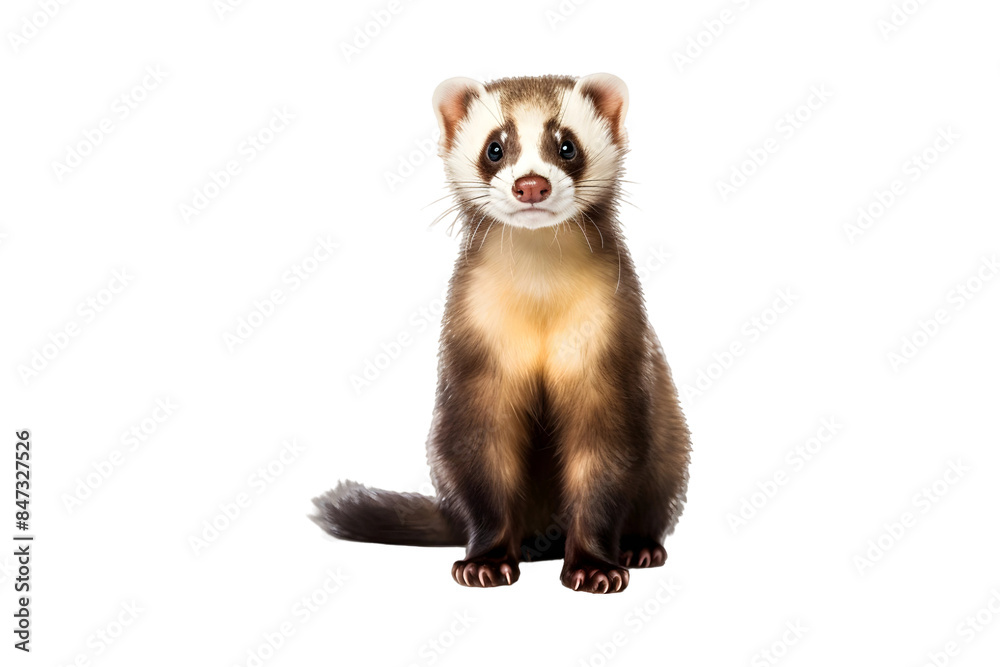 Sad Ferret (PNG) isolated on transparent background Sad Ferret (PNG) isolated on transparent background