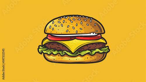 burger, Generative AI	
