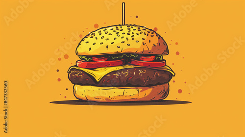 hamburger, Generative AI	

