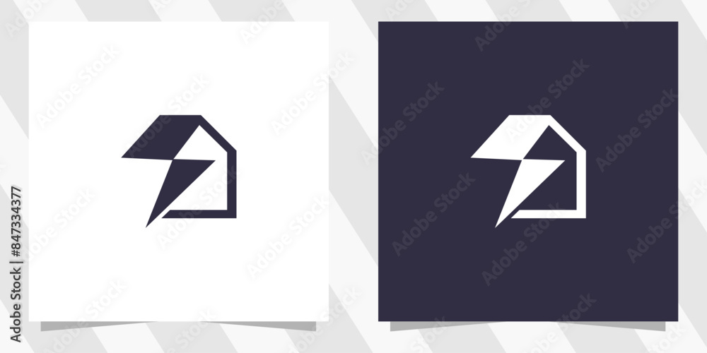 home with bold logo design vector home with bold logo design vector