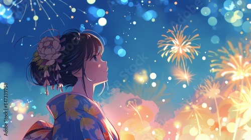 Fireworks and Yukata