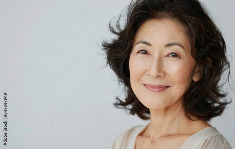 Confident Mature Woman Smiling Confident Mature Woman Smiling