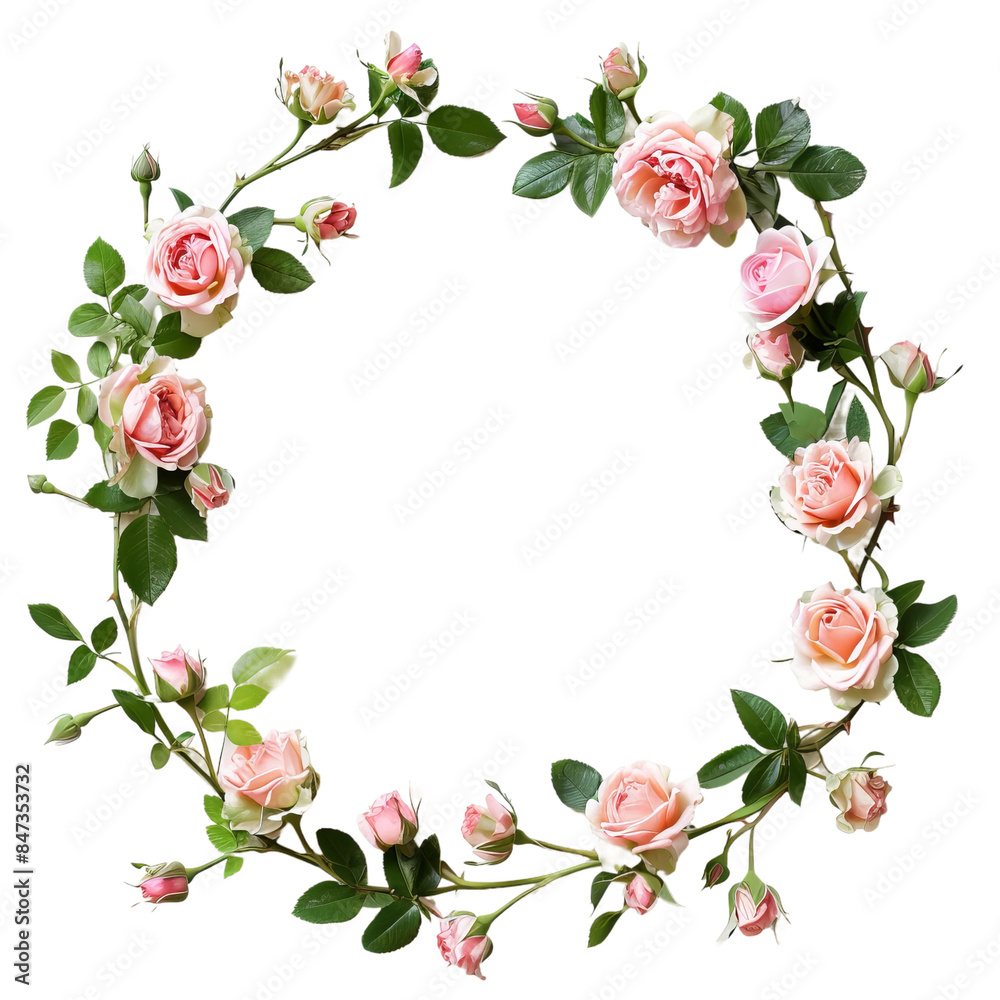 frame with roses, PNG frame with roses, PNG