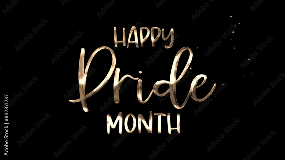 Animated Happy Pride Month lettering on a transparent background, suitable for social media posts, event promotions, and pridethemed designs. Animated Happy Pride Month lettering on a transparent background, suitable for social media posts, event promotions, and pridethemed designs.