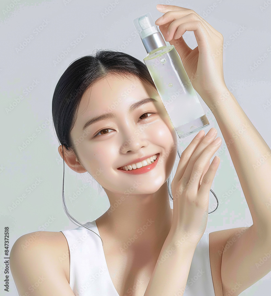 An Asian woman skincare model photograph is perfect for adding a touch of elegance and natural beauty to skincare projects. Suitable for posters, brochures, product packaging, digital backgrounds, An Asian woman skincare model photograph is perfect for adding a touch of elegance and natural beauty to skincare projects. Suitable for posters, brochures, product packaging, digital backgrounds,