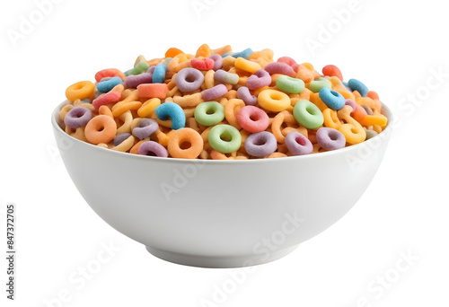 cereal bowl isolated on white