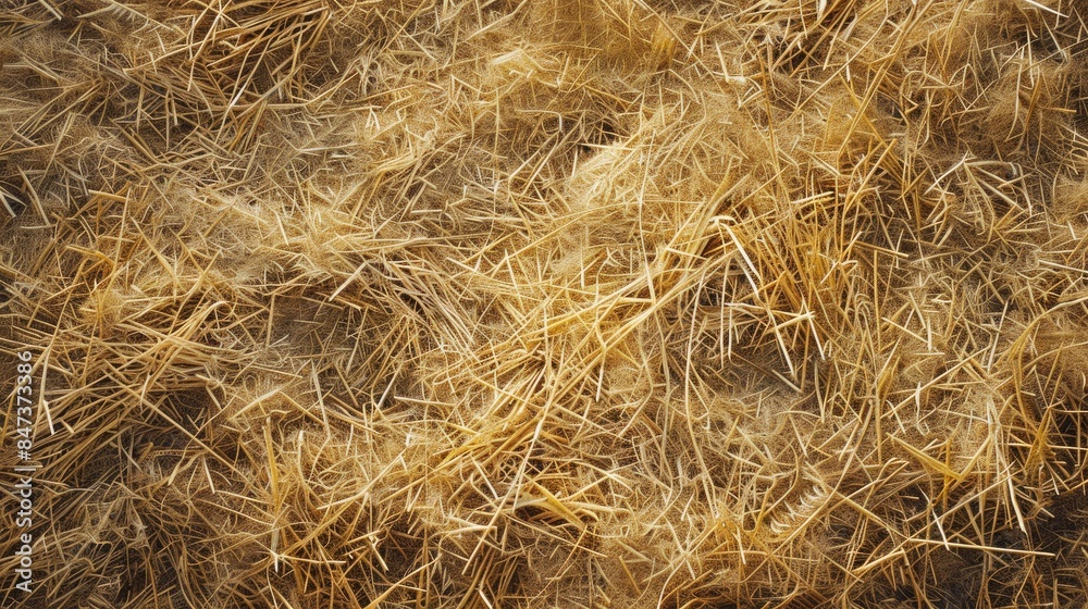 Dry background design with hay and straw texture Dry background design with hay and straw texture