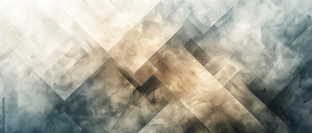Abstract geometric pattern with soft, muted colors. Abstract geometric pattern with soft, muted colors.