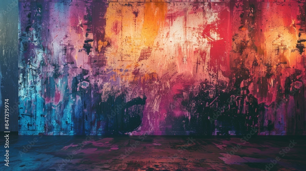 Naklejka premium Vibrant textured backdrop