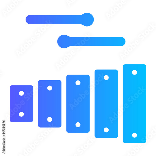 xylophone gradient icon