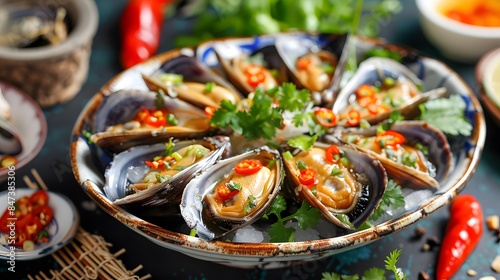 Vietnamese Mussel seafood © Ziyan