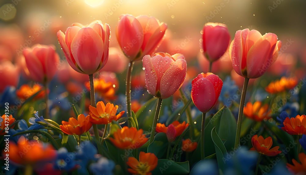 Obraz premium flower background