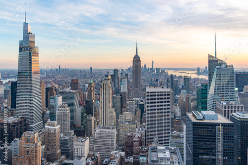 New York City Skyline at Dusk