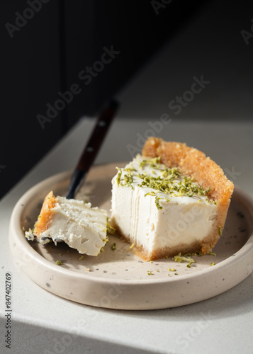 Vegan Raw Cashew Cheesecake with Lime