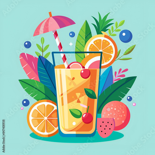 Fruity Summer Cocktail