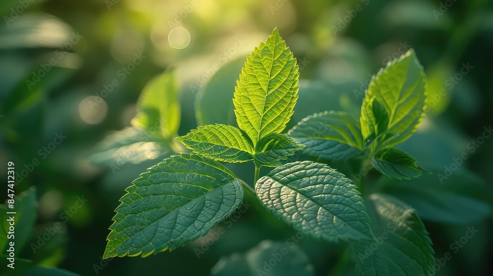 Leaves that represent health Generated with AI Leaves that represent health Generated with AI