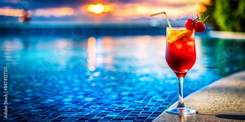 Nice cocktail by the pool