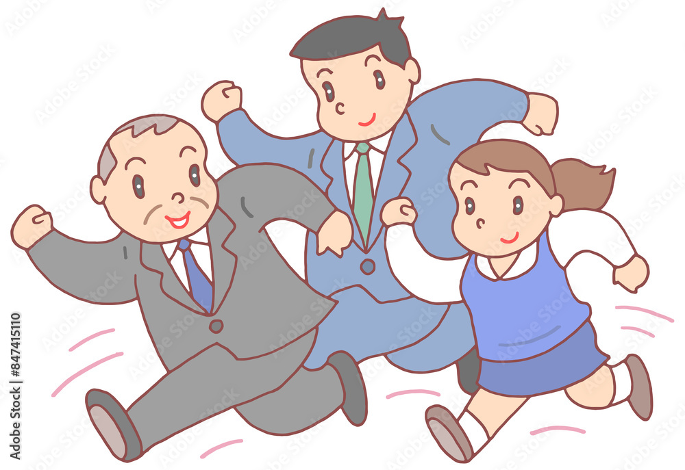 ビジネスのイラスト - 働く仲間・職場の仲間・会社員・同僚・チーム ビジネスのイラスト - 働く仲間・職場の仲間・会社員・同僚・チーム