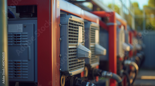 Obraz na płótnie big diesel generator for power backup