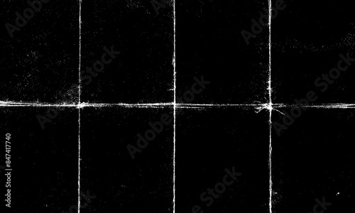 Distressed edge photos set isolated on transparent background. Vector realistic illustration of rectangular vintage paper texture with white scratches, grainy picture overlay effect, grunge poster