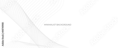 Abstract White and gray wavy lines and geometric design and modern grid background. Beautiful turquoise tulle fabric on white background. cover, poster, banner, card. vector illustration