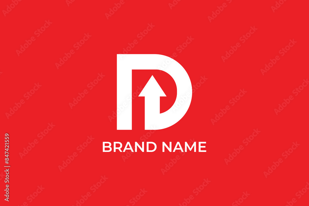 letter DP abstract minimal clean logo, letter DP arrow logo, letter DP and triangle logo construction logo, arrow circle logo, emblem letter DP abstract minimal clean logo, letter DP arrow logo, letter DP and triangle logo construction logo, arrow circle logo, emblem