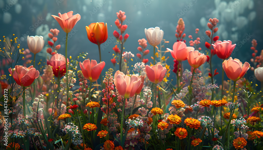 Obraz premium flower background