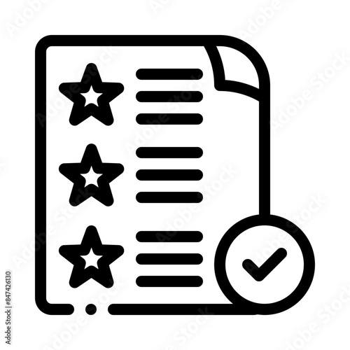 reviews line icon