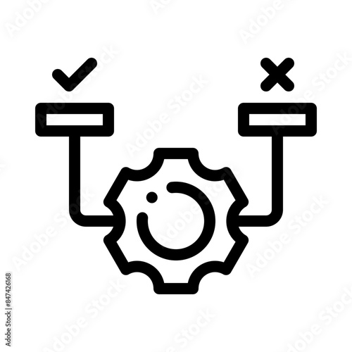 feasibility line icon