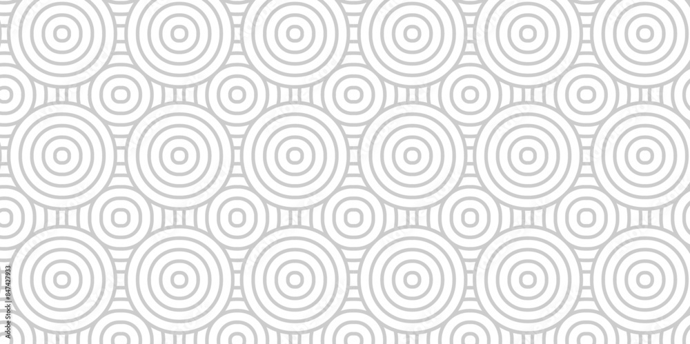 Abstract Overlapping Pattern Minimal diamond geometric waves spiral and abstract circle wave line. white and gray seamless tile stripe geometric create retro square line backdrop pattern background. Abstract Overlapping Pattern Minimal diamond geometric waves spiral and abstract circle wave line. white and gray seamless tile stripe geometric create retro square line backdrop pattern background.