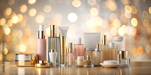 Wallpaper Mural cosmetic display background concept Torontodigital.ca